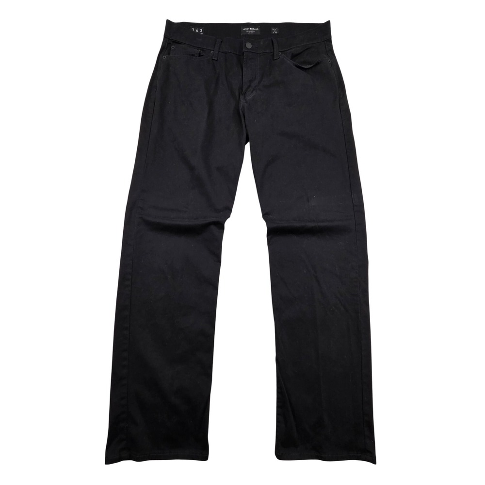 Lucky Brand 363 Vintage Straight Mens Black Jeans 34x32 (36x32) 7MD10413
